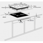 德國寶 GERMAN POOL GIH-DD38B 5600W 嵌入式雙頭電磁電陶爐